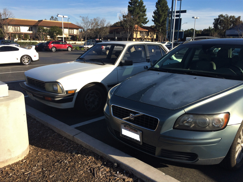 USDM car—see the headlights. I had considered finding the owner to commend his choice of vehicle...